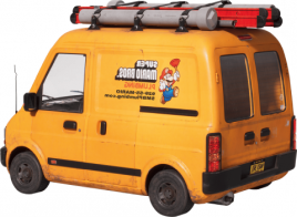 Camion Super Mario Brow. Plumbing